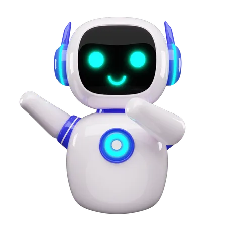 Glücklicher Roboter  3D Icon