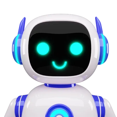 Glücklicher Roboter  3D Icon