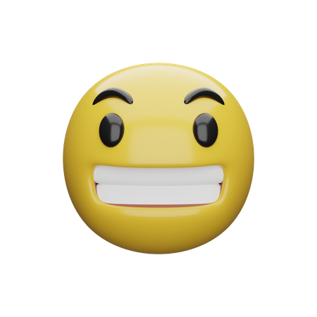 Glückliches Gesicht  3D Emoji