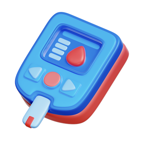 혈당계  3D Icon