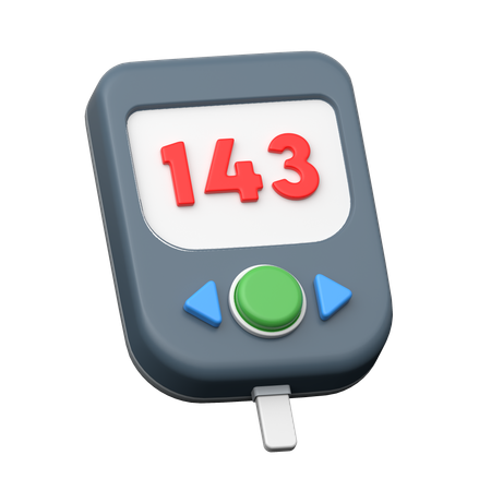 Glucometer  3D Icon