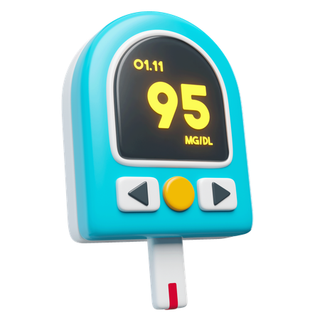 Glucometer  3D Icon