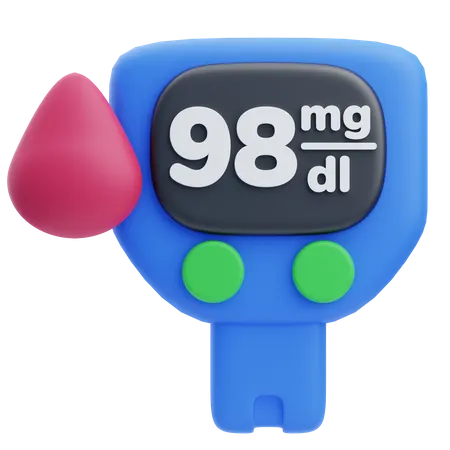 Glucometer  3D Icon