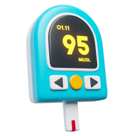 Glucometer  3D Icon