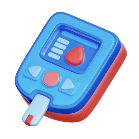 Glucometer  3D Icon