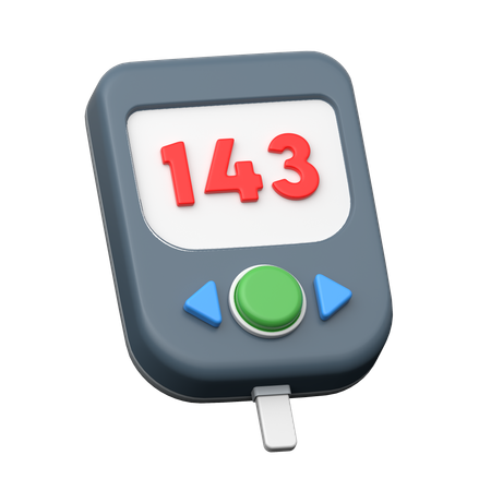 Glucomètre  3D Icon