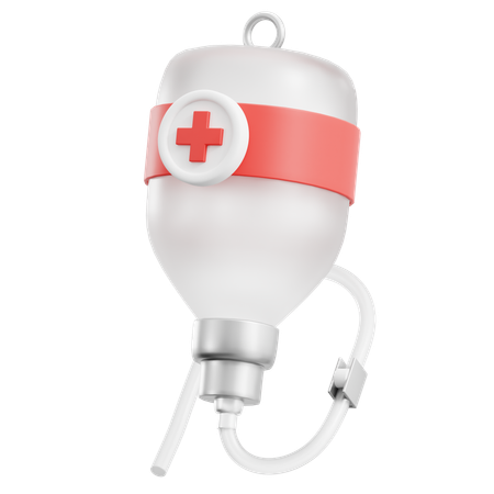Glucose Bottle  3D Icon