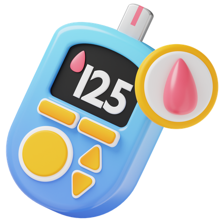 Glucose Meter  3D Icon