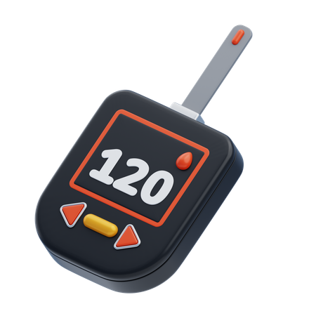 Glucose Meter  3D Icon