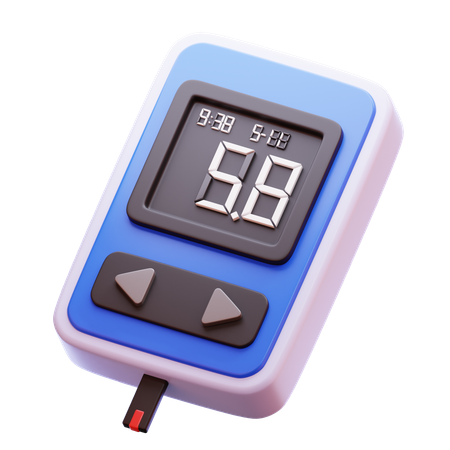 Glucose Meter  3D Icon