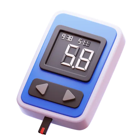 Glucose Meter  3D Icon