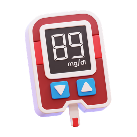 Glucose Meter  3D Icon