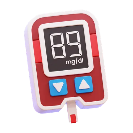 Glucose Meter  3D Icon