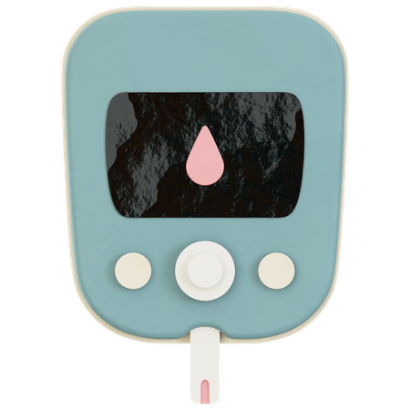 Glucose Meter  3D Icon