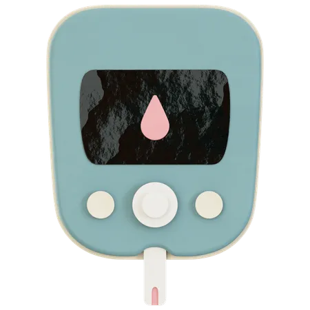 Glucose Meter  3D Icon