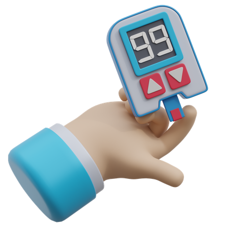 Glucose Test  3D Icon