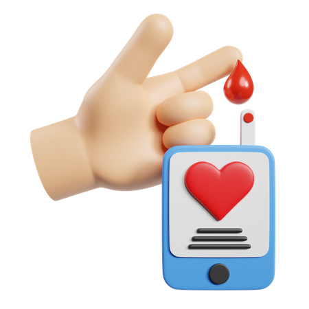 Glucose Test  3D Icon