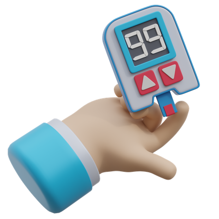 Glucose Test  3D Icon