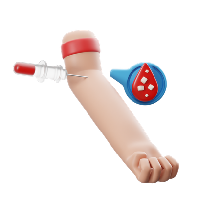 耐糖能血液検査  3D Icon