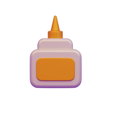 Glue Bottle  3D Icon