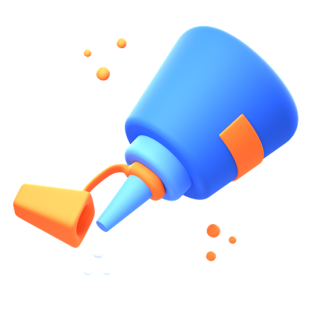 Glue Bottle  3D Icon