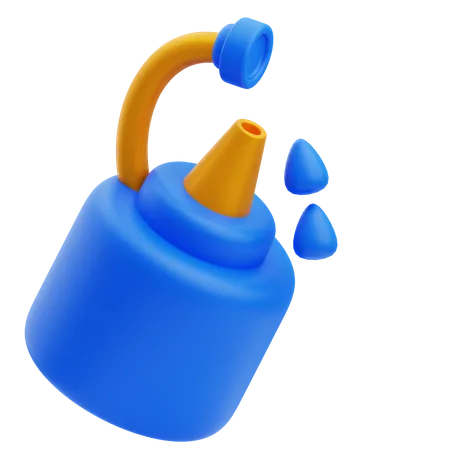 Glue Bottle  3D Icon