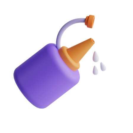 Glue Bottle  3D Icon