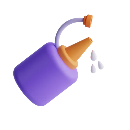 Glue Bottle  3D Icon