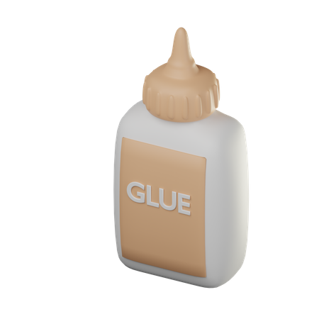 Glue Bottle 3D Icon