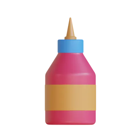 Glue Bottle  3D Icon