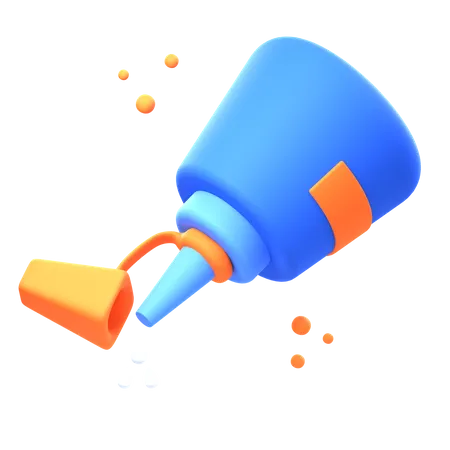 3 D Glue Bottle Illustrations Render Of Functional And Convenient Glue Bottle Icon Designs Perfect For Precise And Easy Application Of Glue In Your Crafts And Projects Experience Efficiency And Reliability With Our Meticulously Crafted Glue Bottle Designs 3D Icon
