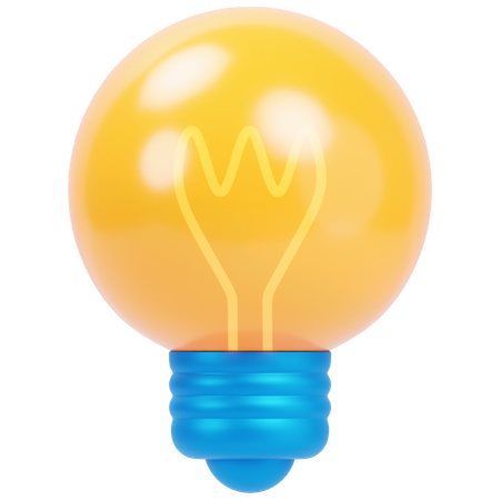 Die Glühbirne  3D Icon