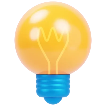 Die Glühbirne  3D Icon
