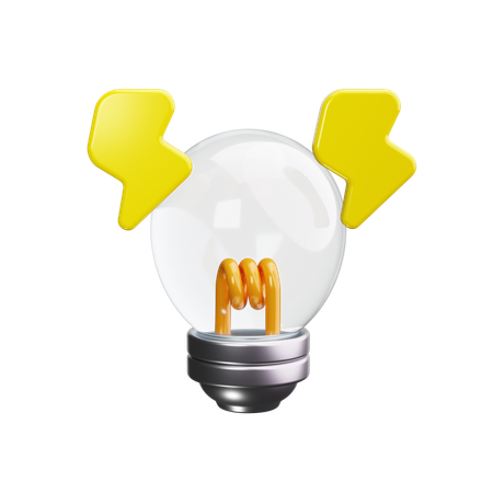 Die Glühbirne  3D Icon