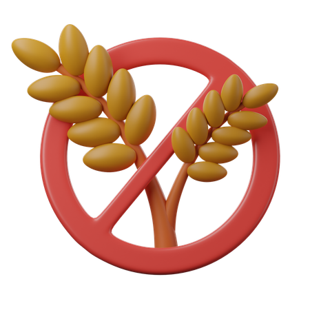 Gluten Free  3D Icon