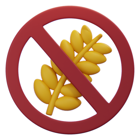 Gluten Free  3D Icon