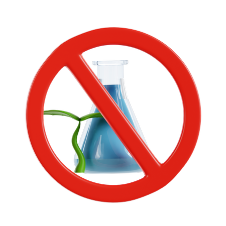 Gmo Free  3D Icon