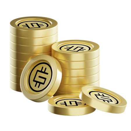 Gmt Coin Stacks  3D Icon