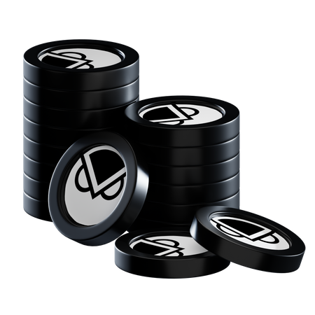 Gno Coin Stacks  3D Icon