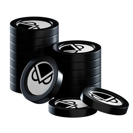 Gno Coin Stacks  3D Icon