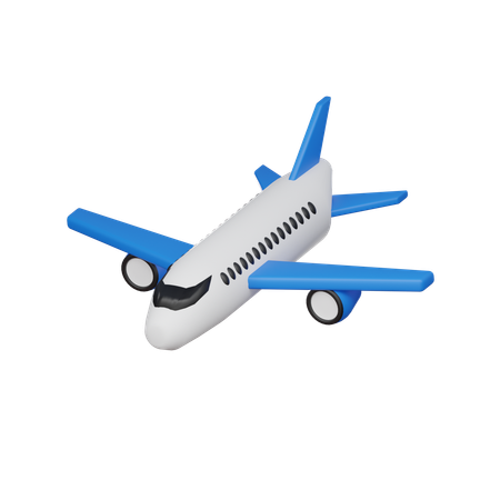 Go By Plane  3D Icon