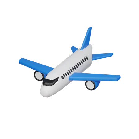Go By Plane 3 D Icon 3D Icon