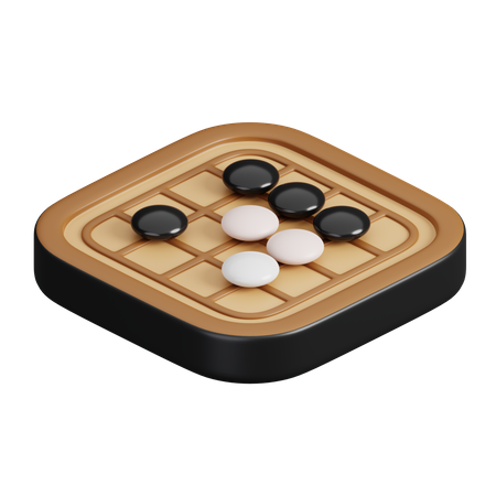 Go Game Board  3D Icon