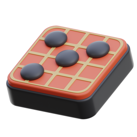 Go Game Board  3D Icon