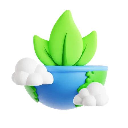 Go green  3D Icon