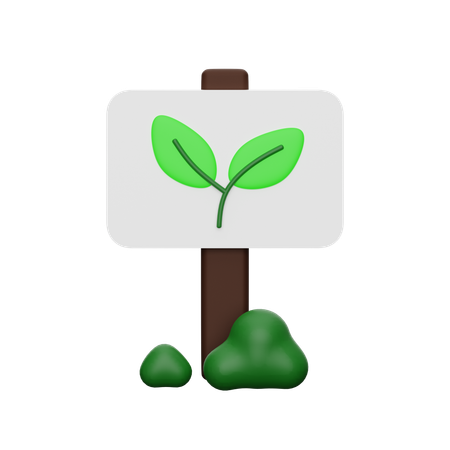 Go green plank  3D Icon