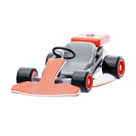 Go Kart  3D Icon