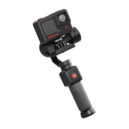 Go Pro With Gimbal  3D Icon