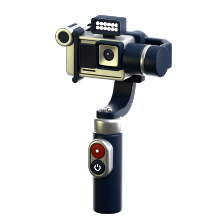 Go pro with Gimbal  3D Icon