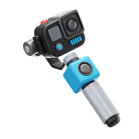 Go Pro With Gimbal  3D Icon